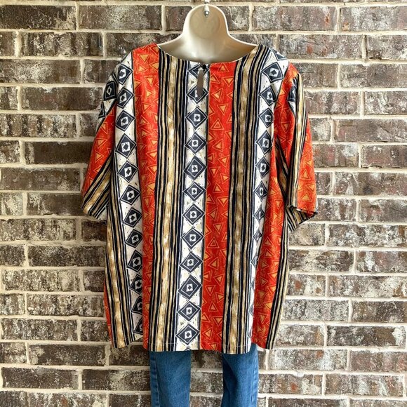 Stylish Vintage My Pieces Womens Short Sleeves Blouse Effortless Casual Fashion - Picture 9 of 14